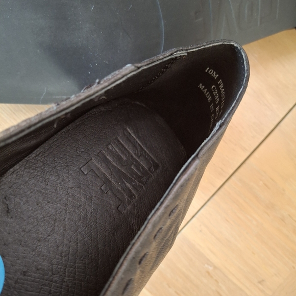 FRYE Claire Leather slip on Heavy Stitch Fat 10 - Picture 7 of 10